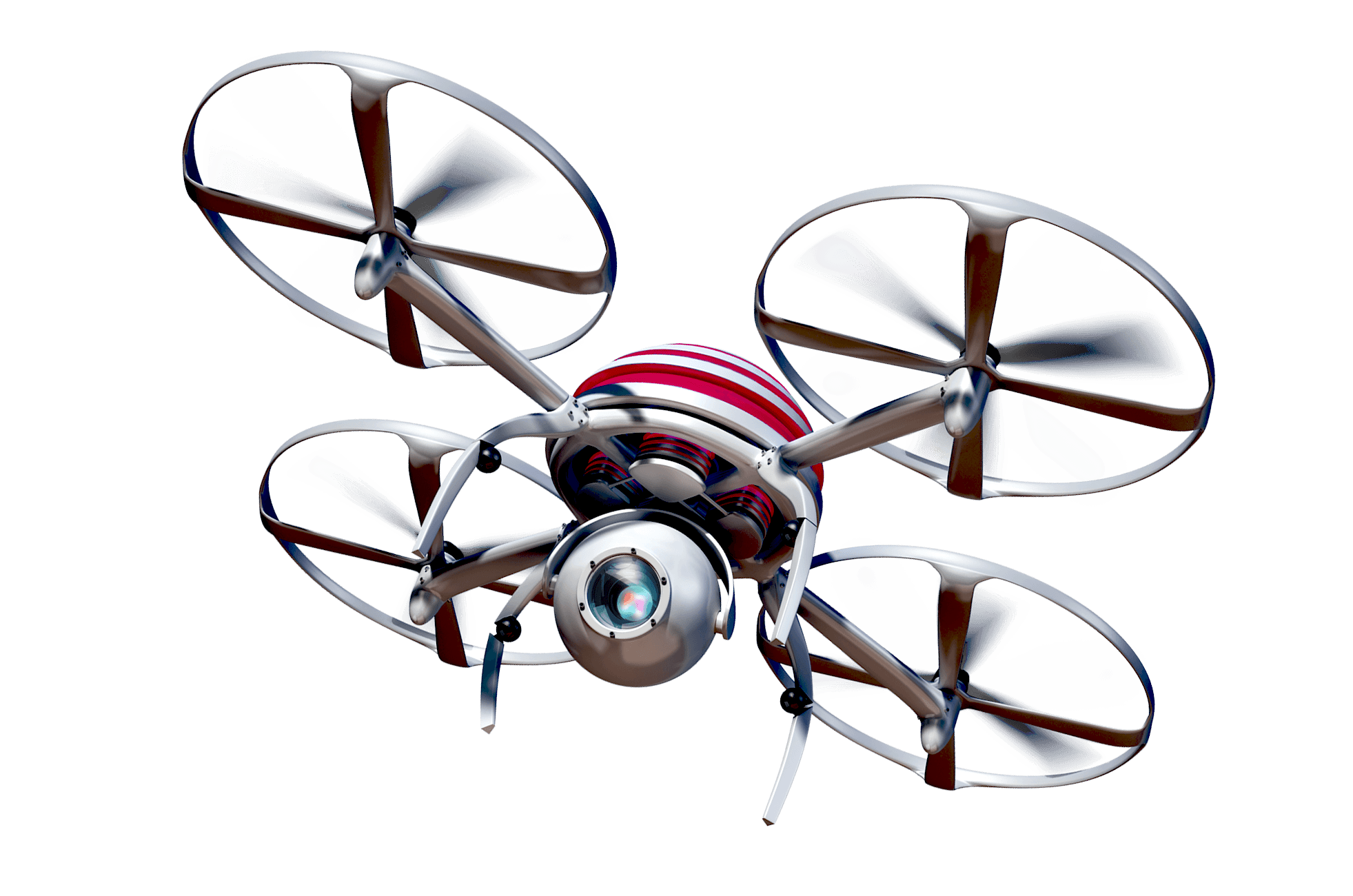 Custom enterprise drone airframe with RTK and PPK payload integration for high-accuracy surveying by Stroni.