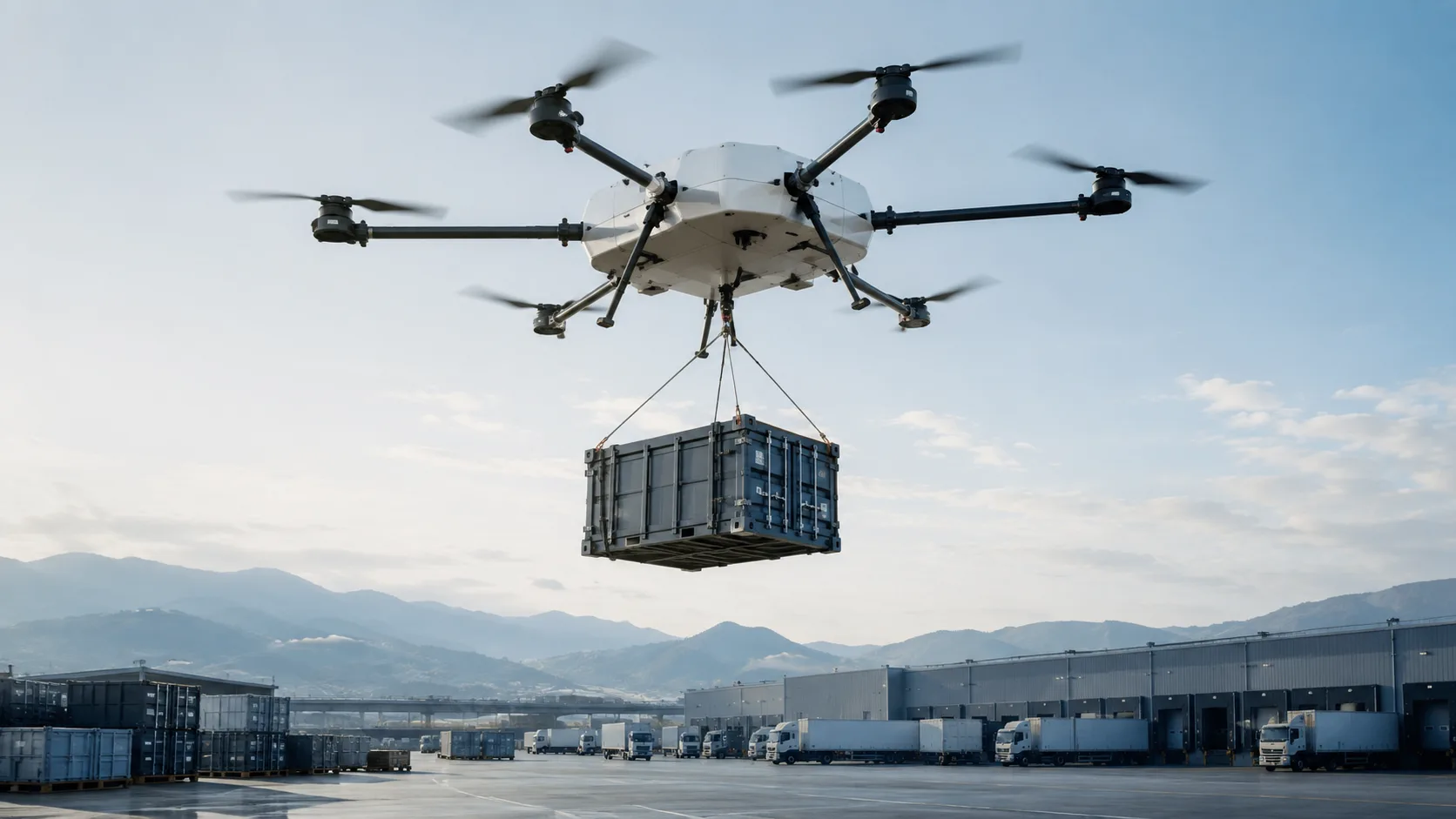 Heavy-lift cargo UAV platform supporting industrial logistics and remote delivery missions.